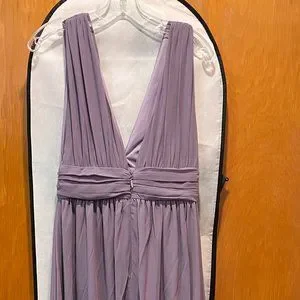 Lulu s Bridesmaid Maxi Dress Heaven Hues Dusty Purple Size Medium